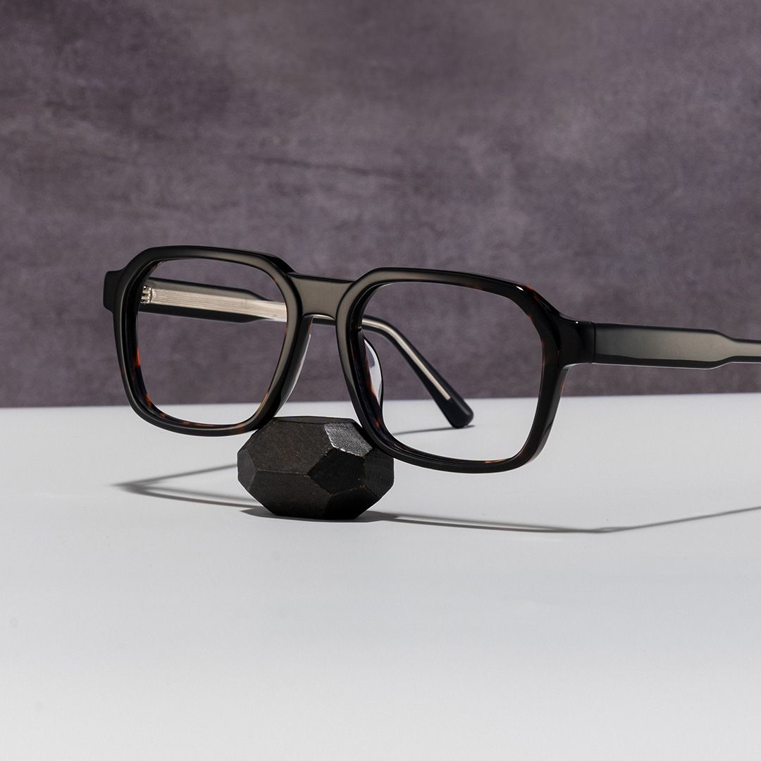 Arden Rectangle Tortoise Frame Eyeglasses for Man| ZEELOOL Canada0
