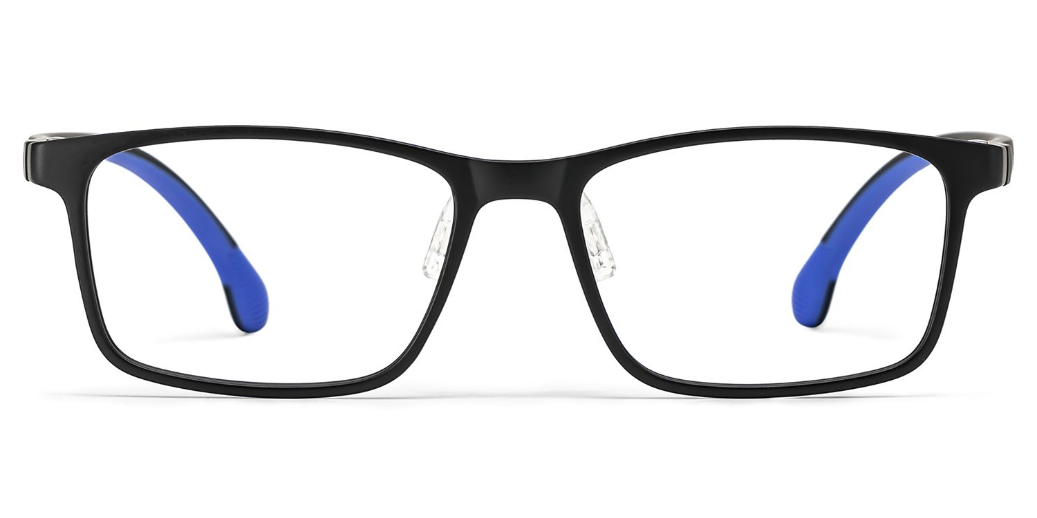 Sunny Rectangle Black Frame Eyeglasses for Tween0