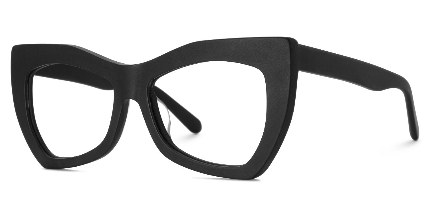 Bernita Geometric Black Glasses | ZEELOOL Canada1