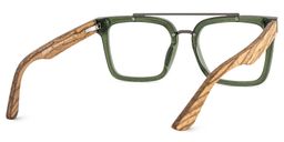 Pascal Aviator Green Glasses5