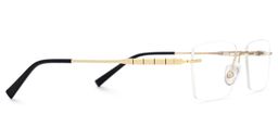 Dinny Rectangle Gold Glasses2