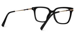 Jacqui Square Black Glasses3