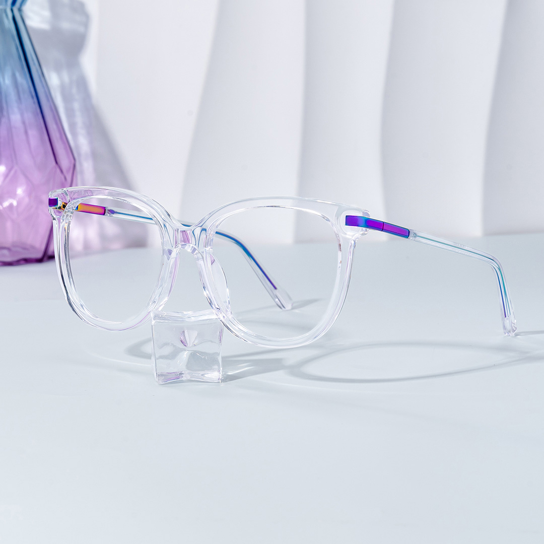 ZEELOOL Mailyn Round Crystal Glasses