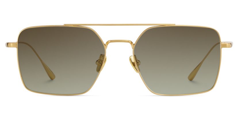 Jensen Gold Aviator Sunglasses