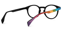 Street-Artist Multicolor Round Glasses3