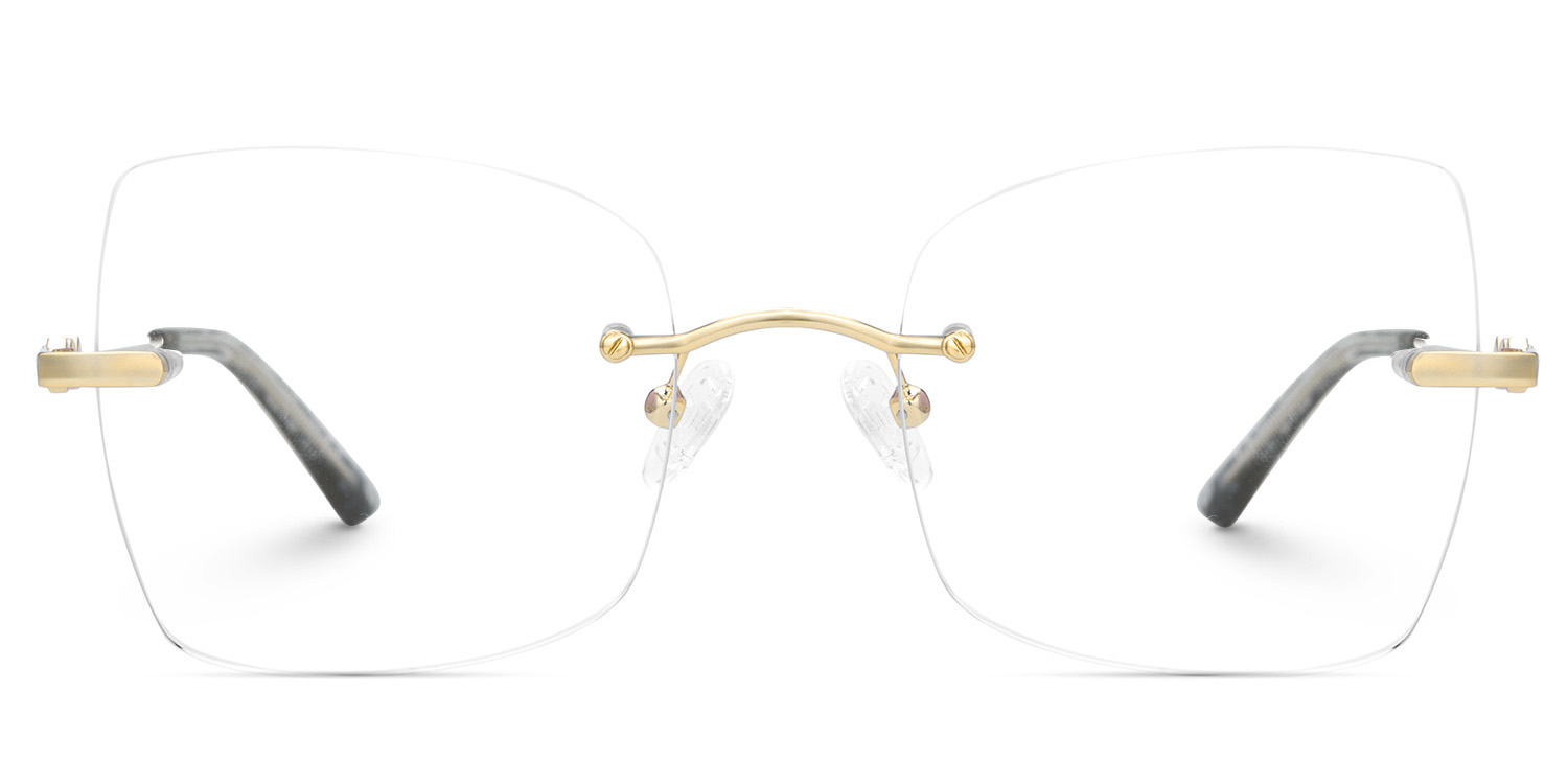 Tierney Designer Butterfly Metal Rimmed Spectacles  | ZEELOOL Canada0
