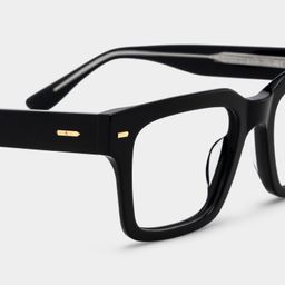 Benjamin Rectangle Black Glasses5