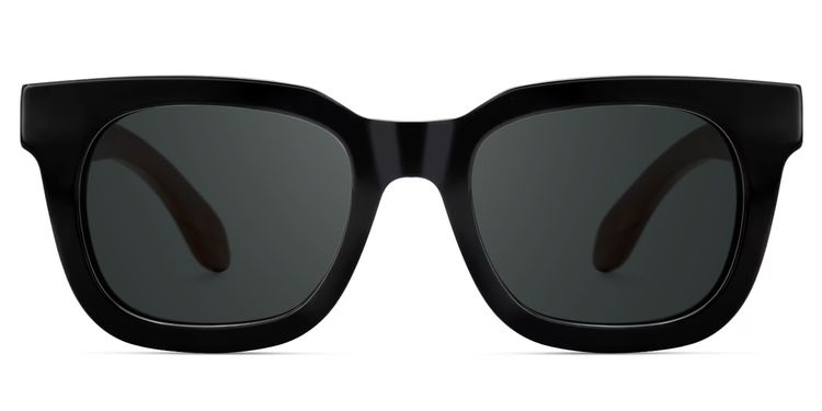 Sam Rectangle Wood Glasses