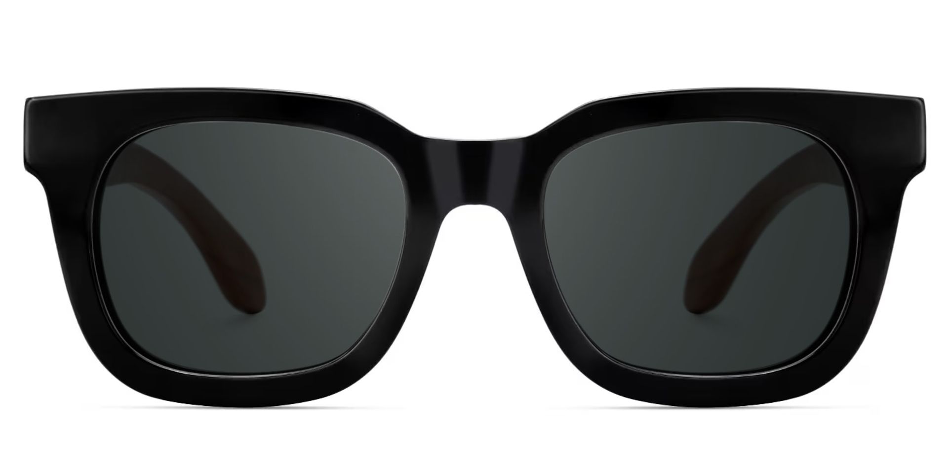 Sam Rectangle Wood Thick Frame Sunglasses for Men | ZEELOOL Canada0