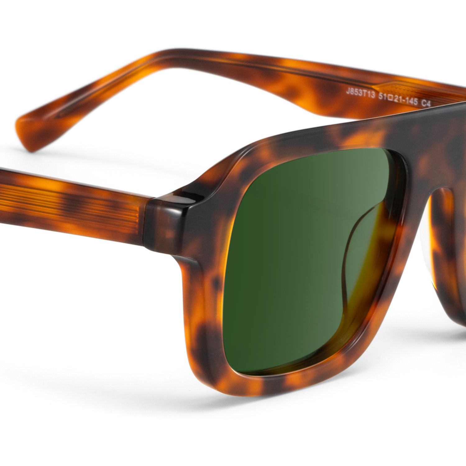 Nomad Rectangle Polarized Sunglasses in Acetate Material4