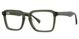 Vickerie Rectangle Green Glasses3