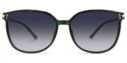 Rodz Square Dark-Green Glasses0