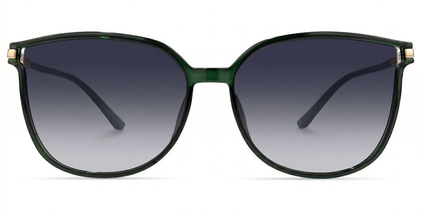 Rodz Dark-Green Square Sunglasses