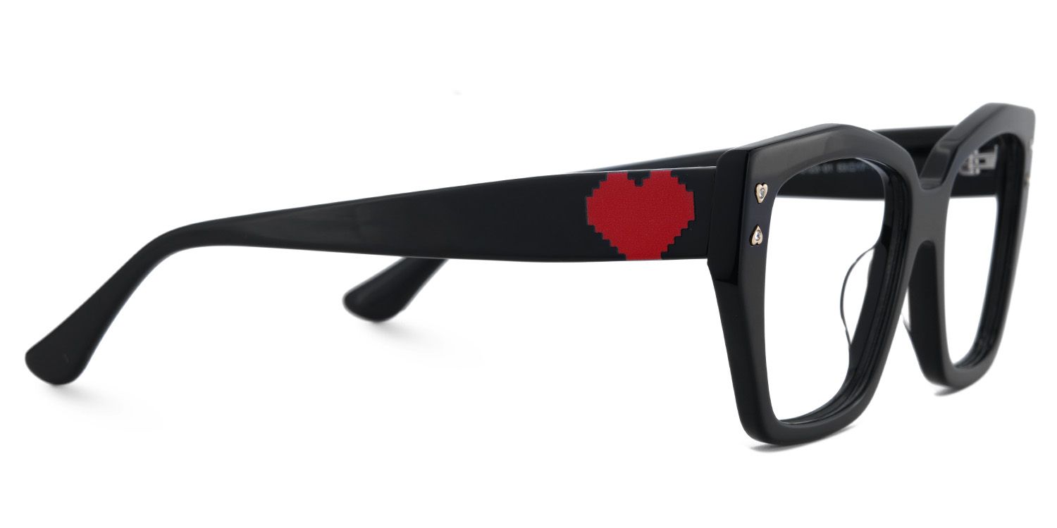 Jemia Butterfly Black Frame Eyeglasses for Women | ZEELOOL Canada4