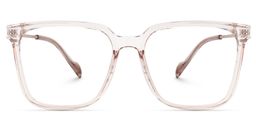 Zeyna Square Beige Glasses1