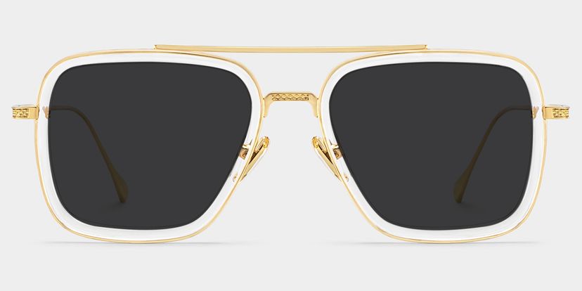 Gifford Clear Aviator Sunglasses