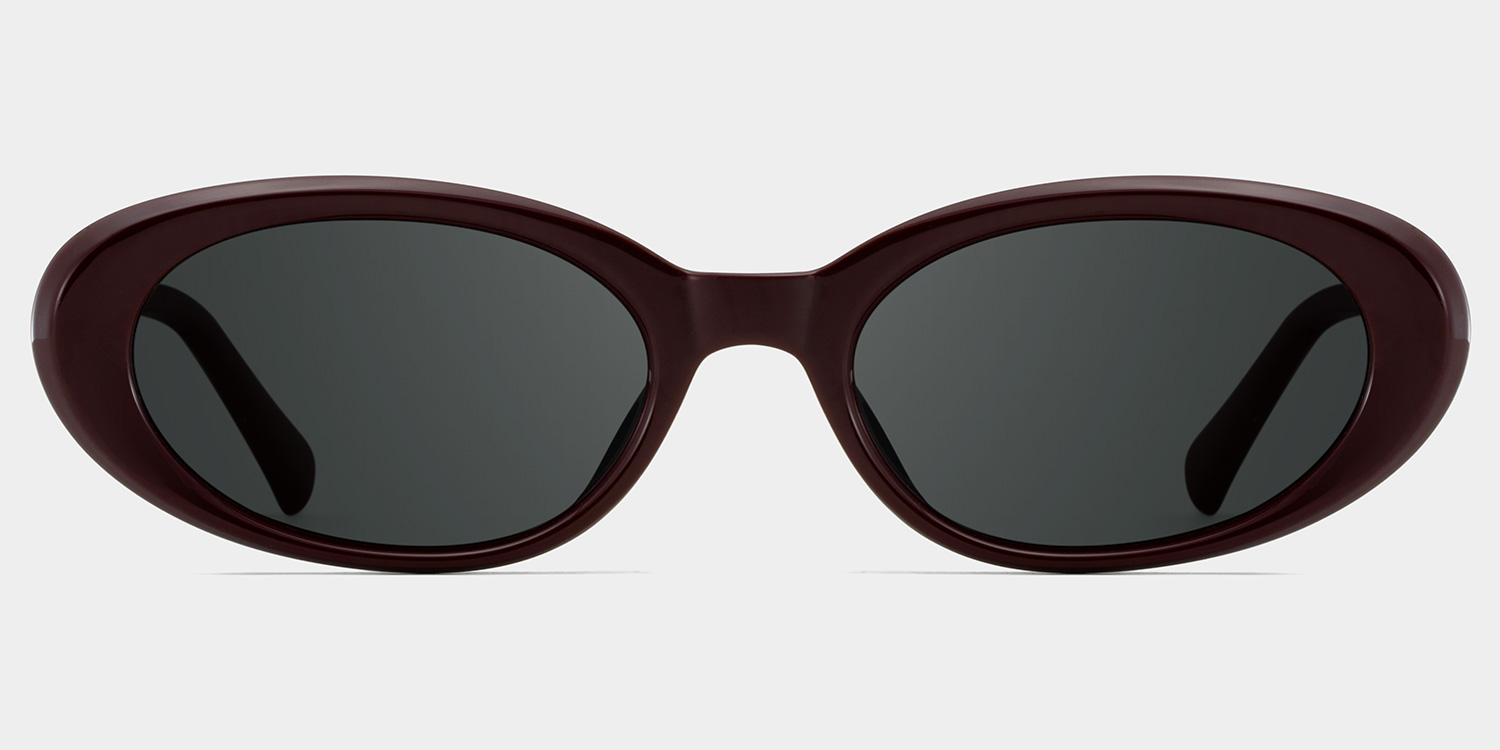 Zion purple Frame Polarized Sunglasses with oval Style Online | ZEELOOL Canada0