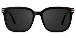 Kenny Square Black Sunglasses0