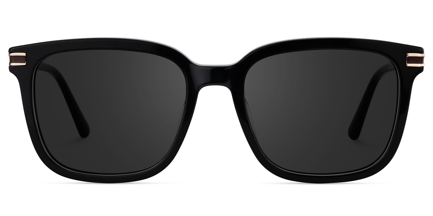 Kenny Square Black Sunglasses0