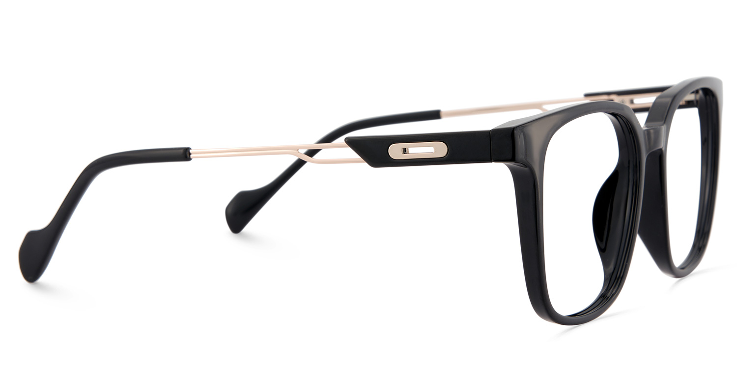 Chloe Black Square Prescription Glasses | ZEELOOL Canada4