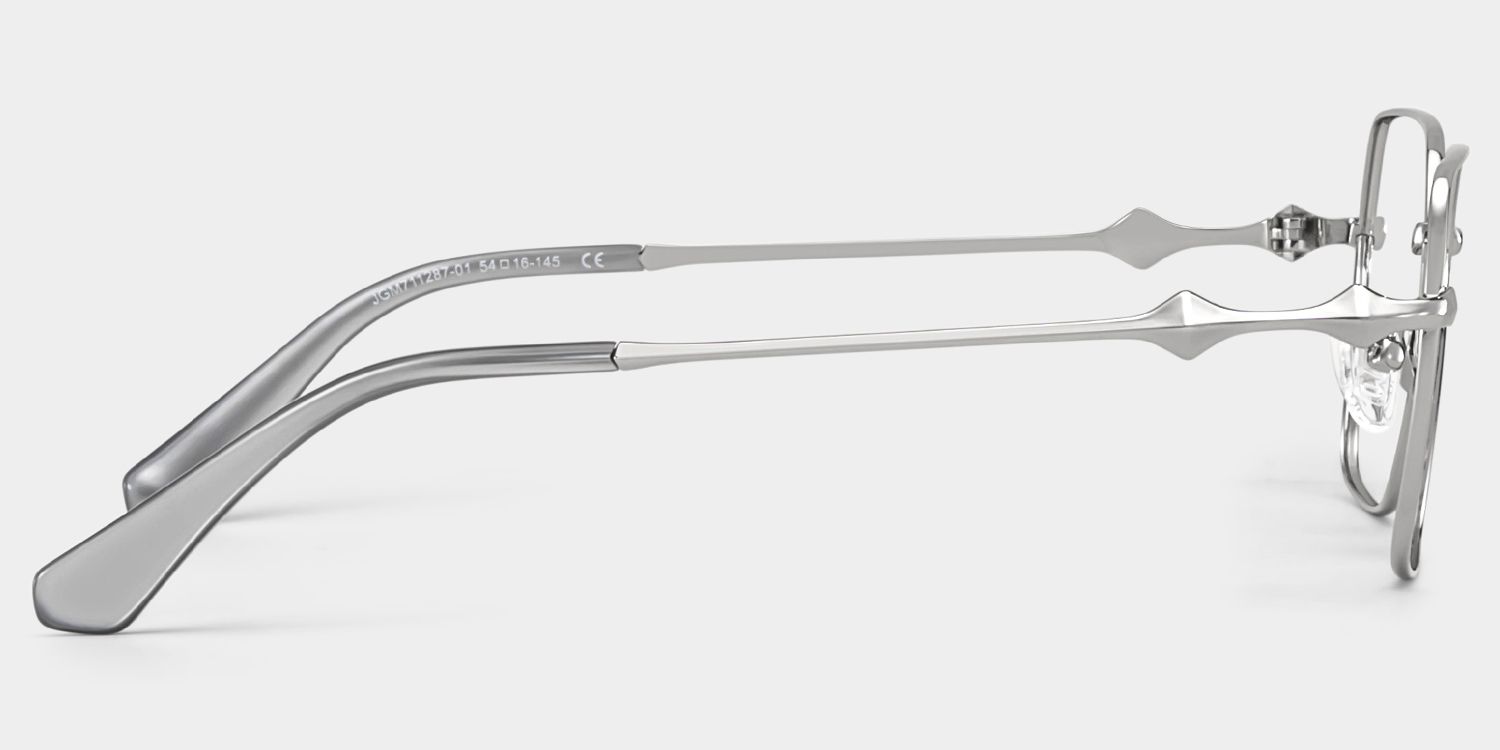 Kayla metal geometric glasses Frame Glasses Online | ZEELOOL3