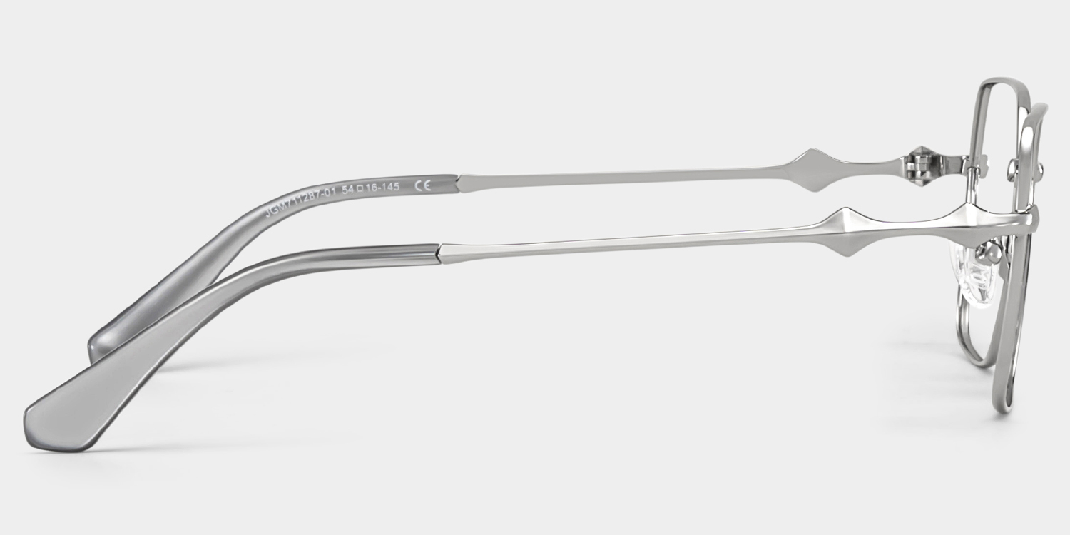 Kayla metal geometric glasses Frame Glasses Online | ZEELOOL3