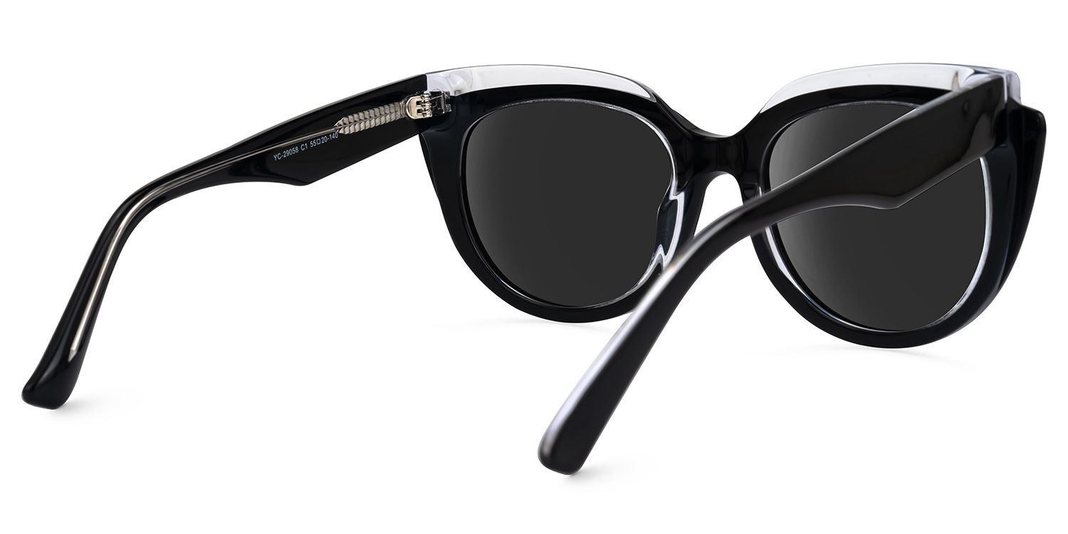 Lupita Cateye Black Sunglasses3