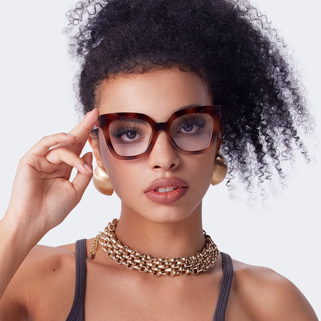 Malcolm Square Burnt Umber Frame Glasses | ZEELOOL Canada8