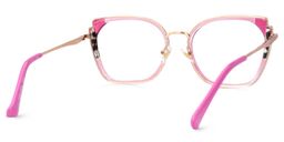 Murcia Pink Square Glasses4