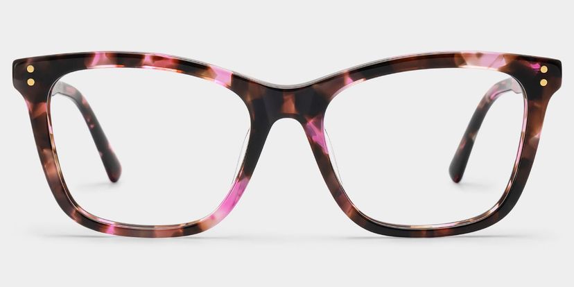 Tyler Pink Tortoise Square Glasses