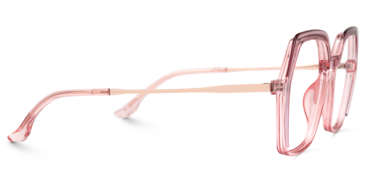 Waldron Geometric Pink Glasses2