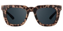 Clea Rectangle Tortoise Sunglasses0