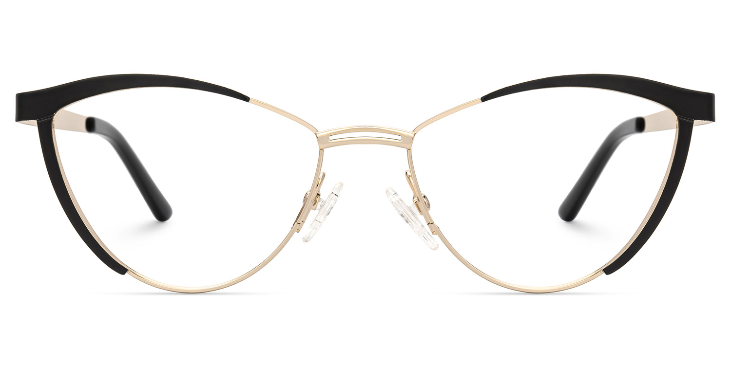 Sydney Cat Eye Black Glasses0