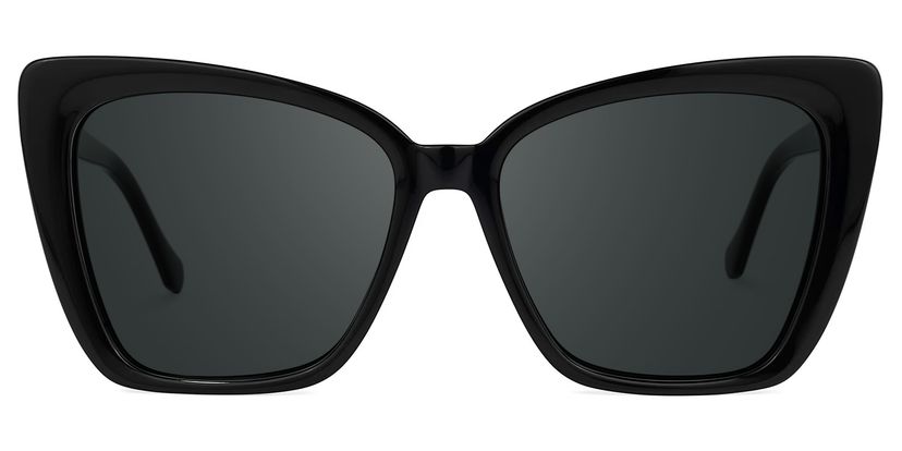 Shanell Butterfly Black Glasses