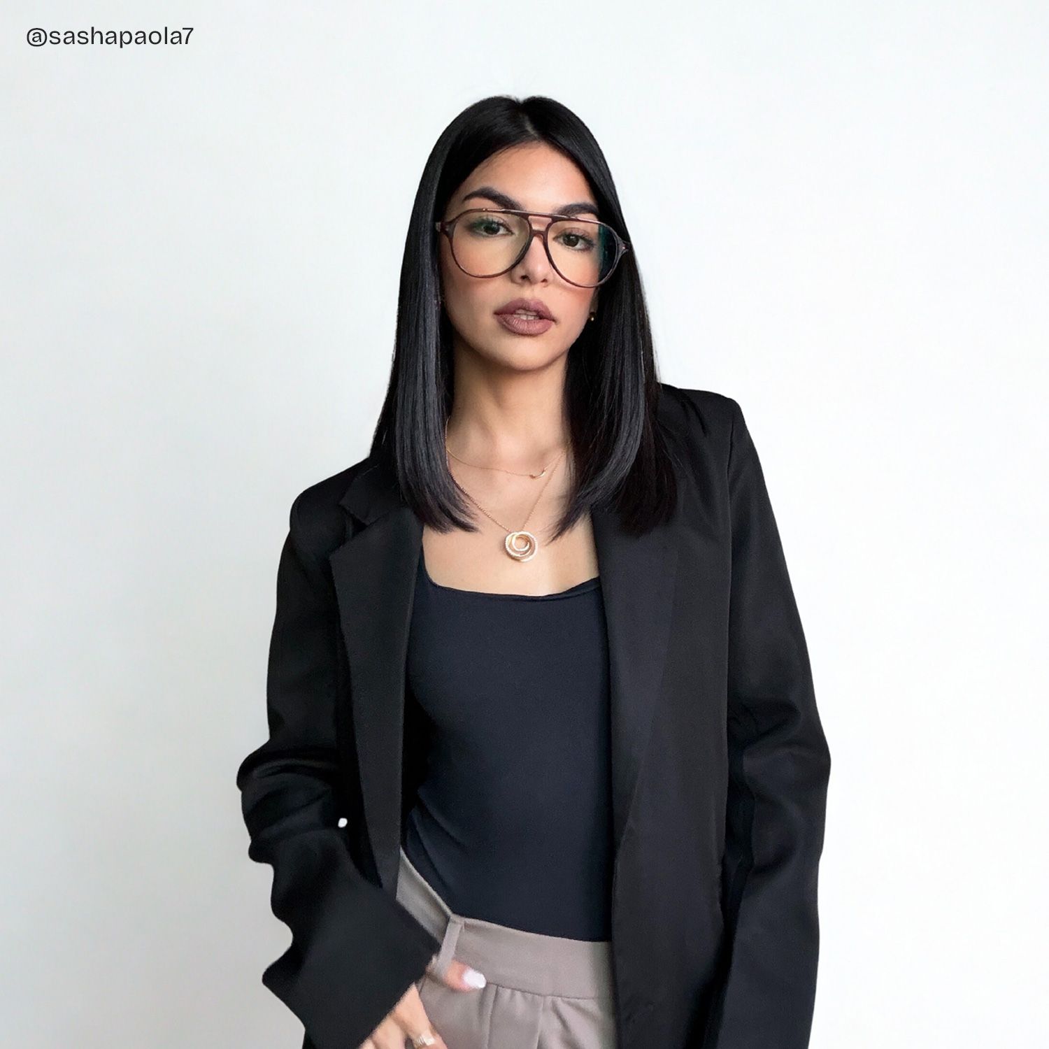 Drew Brown and Orange Aviator Glasses for Women | ZEELOOL6