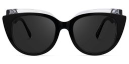 Lupita Cateye Black Sunglasses0