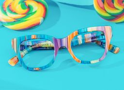 Nereyda Blue Cat eye Glasses5
