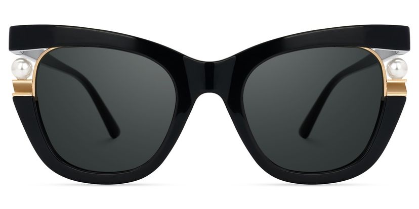 Pearl Cateye Black Glasses