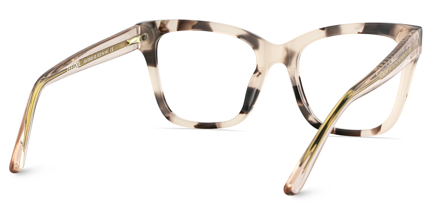 Square Tortoise Eyeglasses Rory Acetate Frame Glasses5