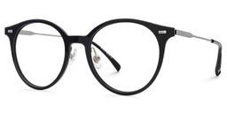 Narelle Round Black Glasses1