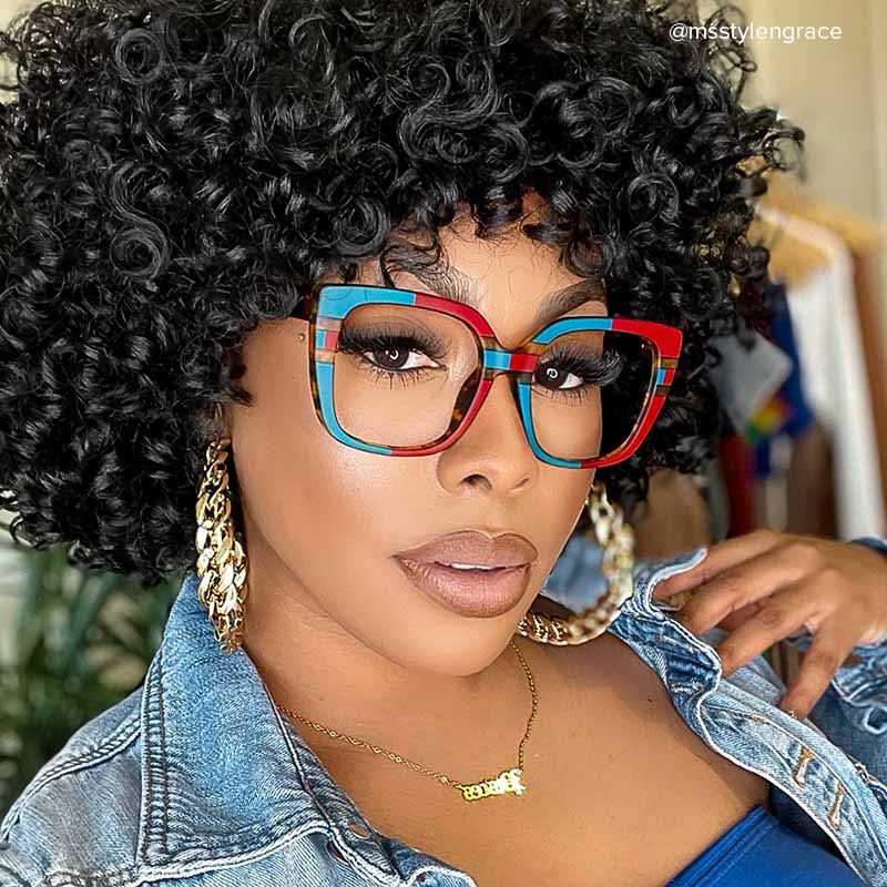 Brenda Square Blue-Red Glasses4