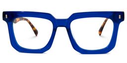 Coville Square Blue Glasses0