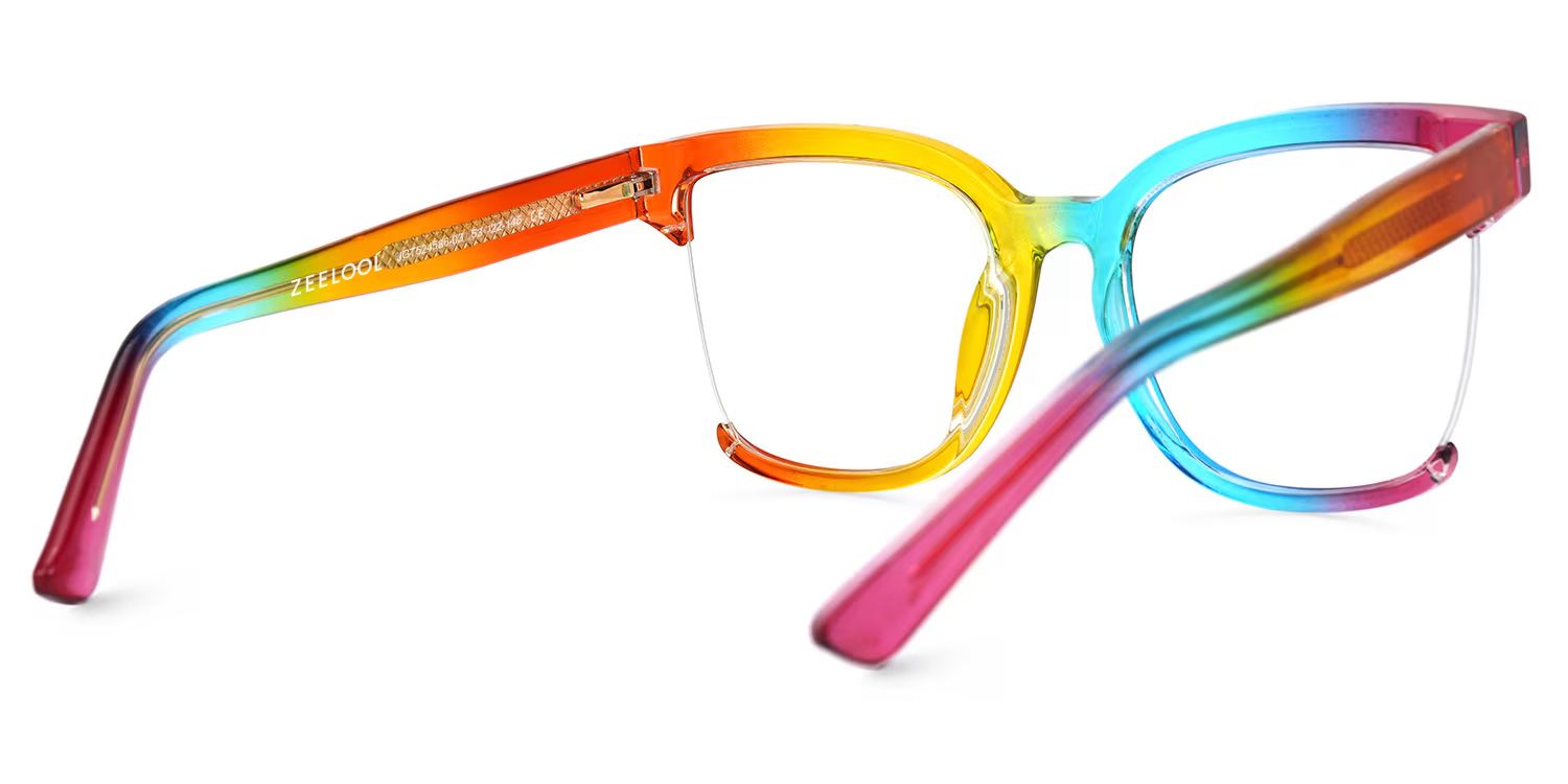 Cadogan Square Colorful Frame Glasses | ZEELOOL Canada3