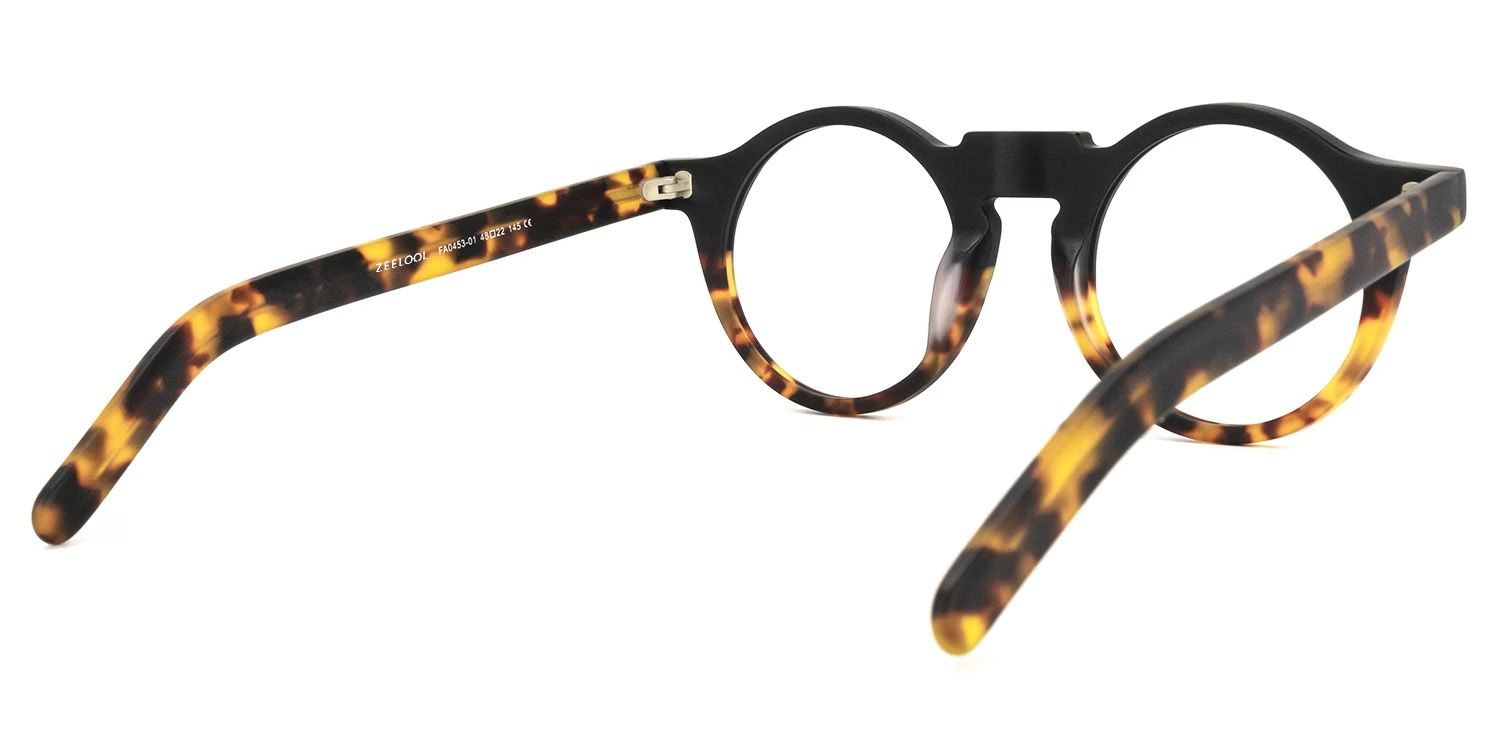Jamie Round Tortoise Glasses | ZEELOOL Canada4
