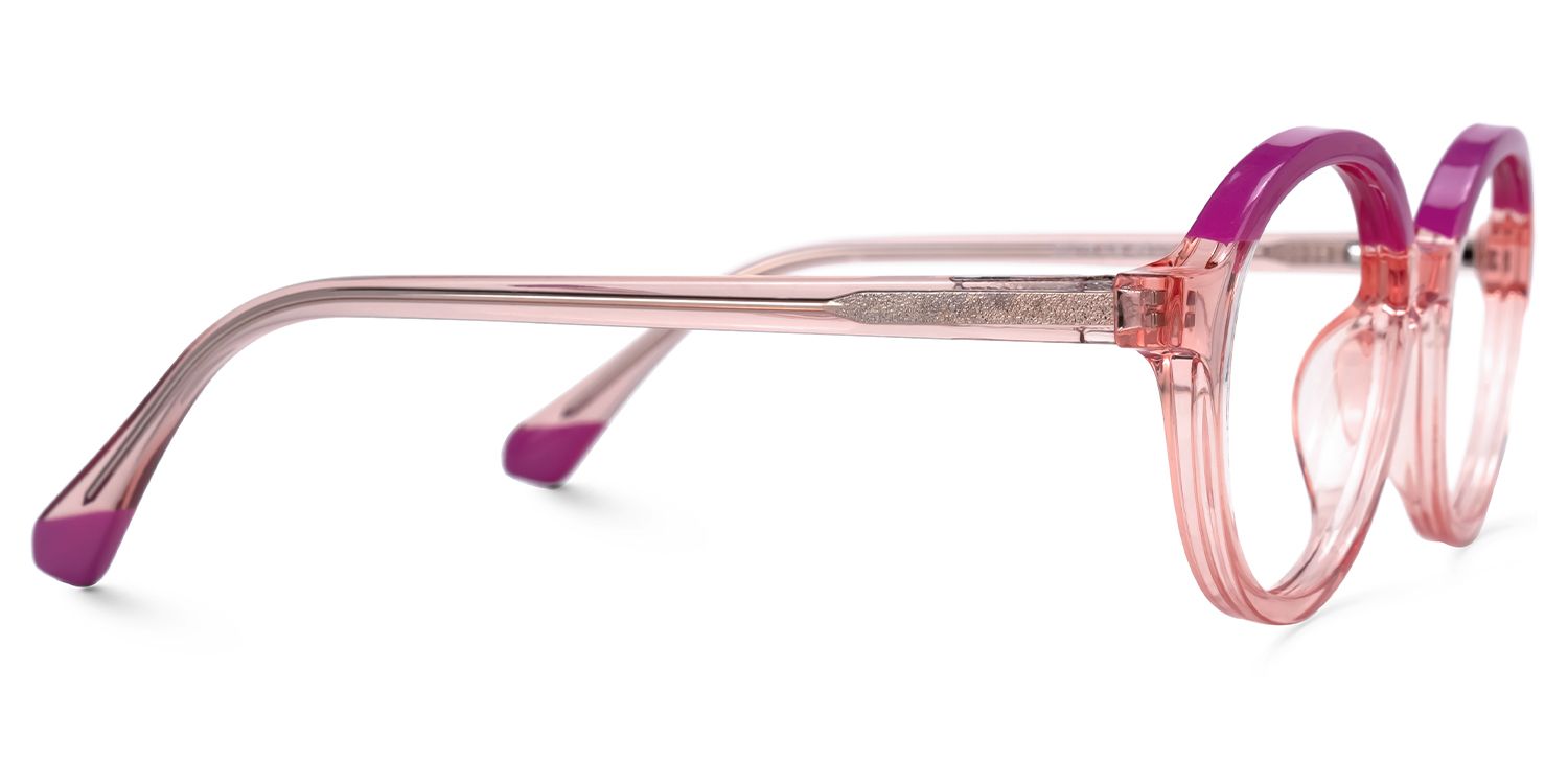 Kids Oval Duffy Glasses with Cute Style -Zeelool2