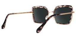 Cordaro Square Clear Tortoise Shell Glasses3