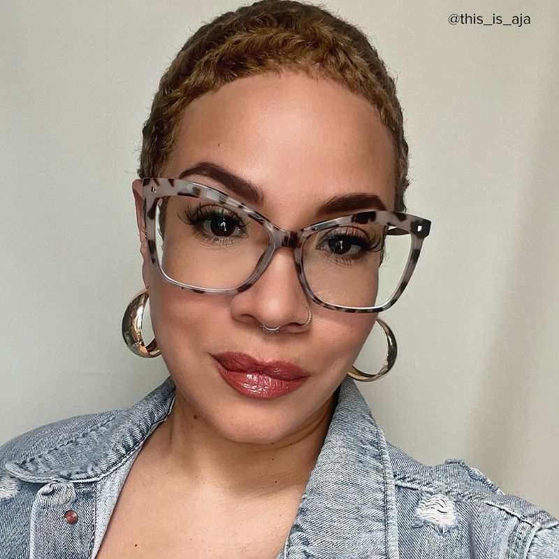 Isaebella Butterfly Tortoise Frame Glasses | ZEELOOL Canada5