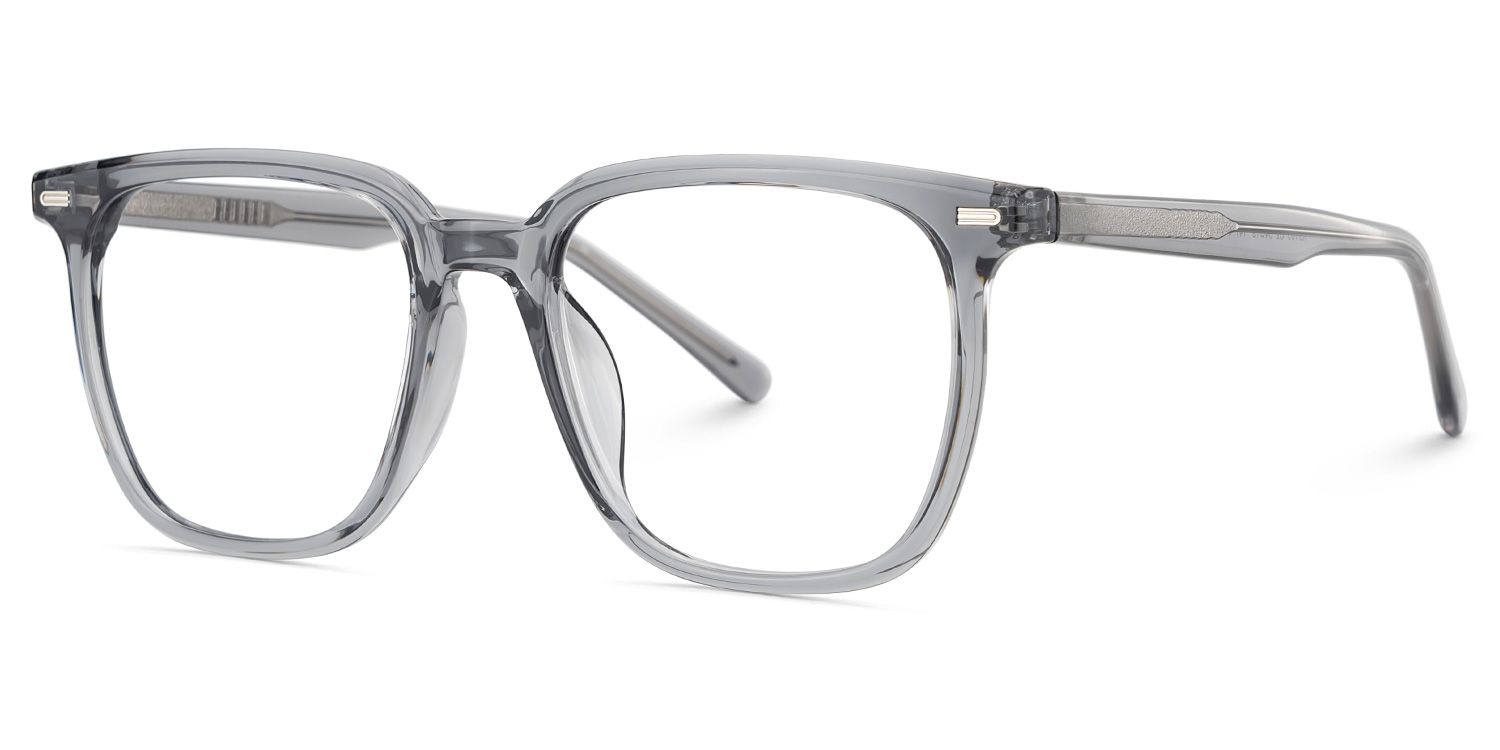 Square Grey Eyeglasses Jude TR-90 Frame Glasses3