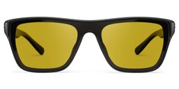 Paloma Aviator Black Polarized Sunglasses0