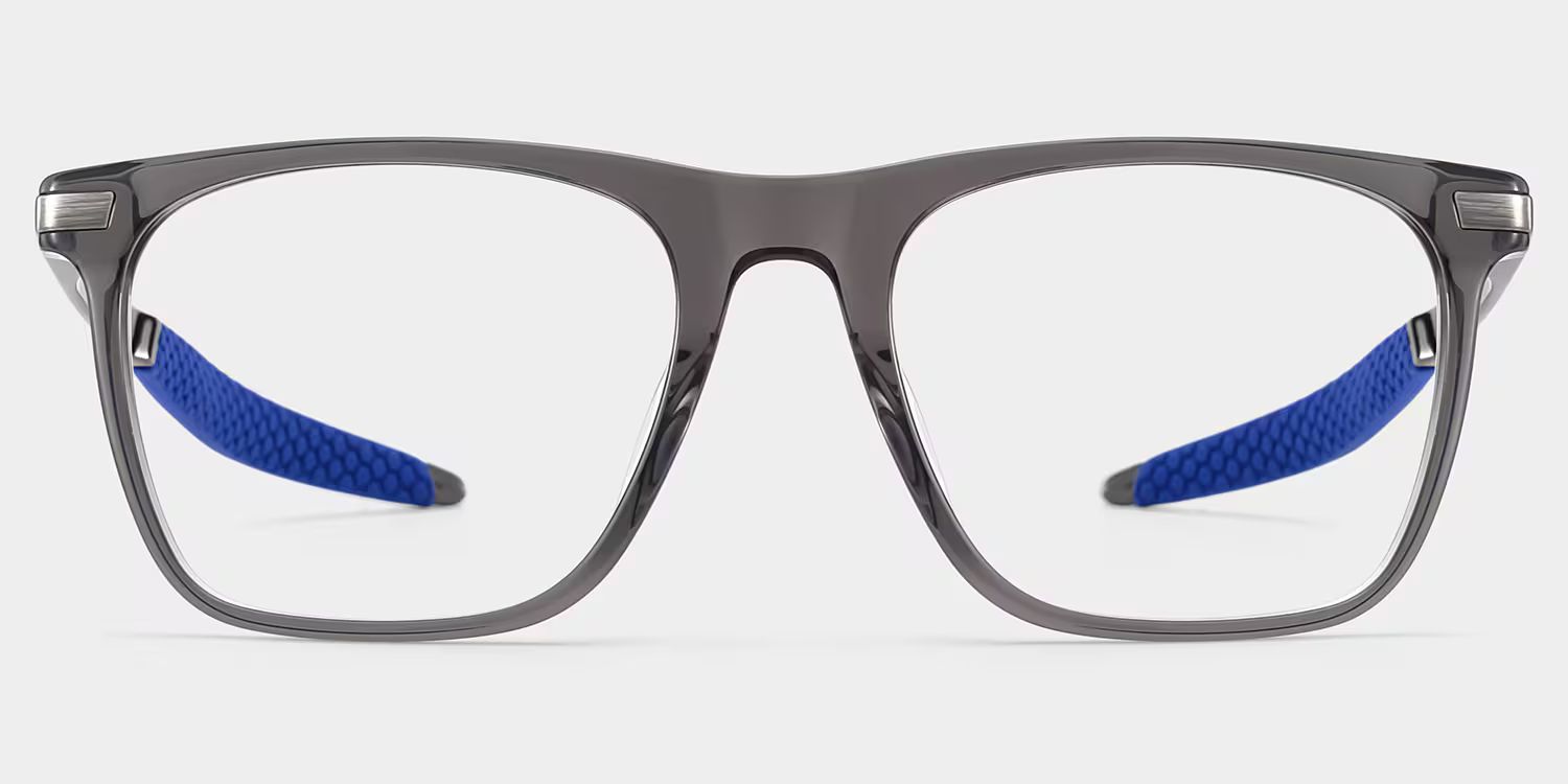 Stable Gray Frame Glasses with Rectangle Frame Online | ZEELOOL CANADA2